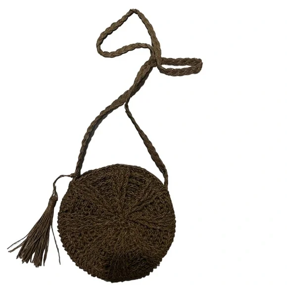 NWT. Handwoven Crossbody Bag. 03 BL/BL - Picture 1 of 2